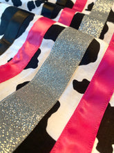 Load image into Gallery viewer, Cow Print Ribbon Skirt
