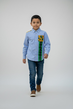 Load image into Gallery viewer, Youth Ribbon Shirt - Turtle Island
