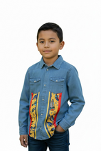 Load image into Gallery viewer, Youth Ribbon Shirt - Loons
